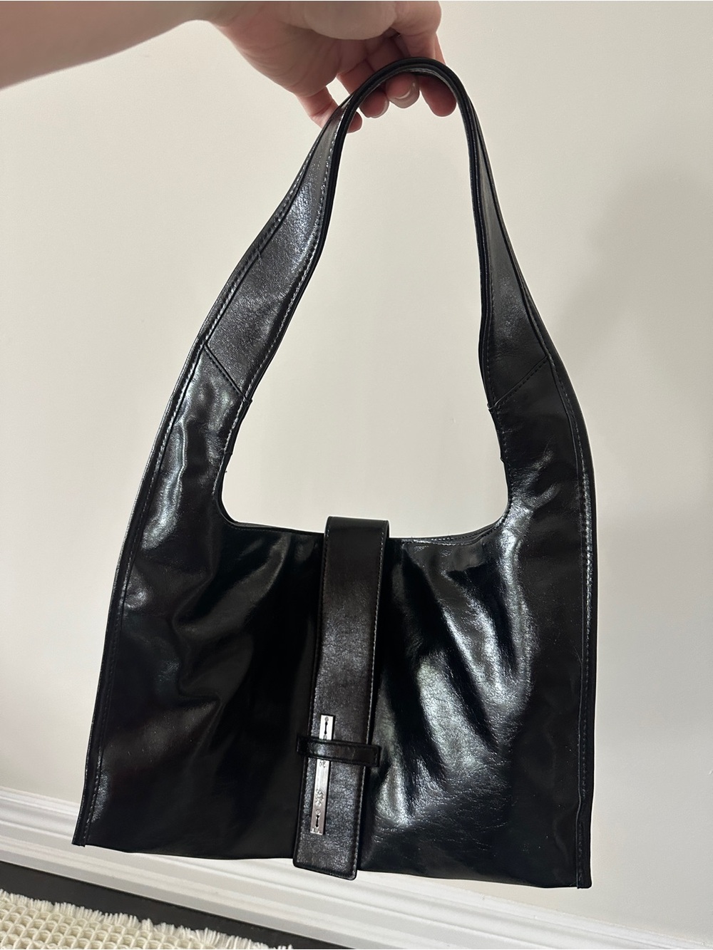 Miss Me Black On Repeat Shoulder Bag